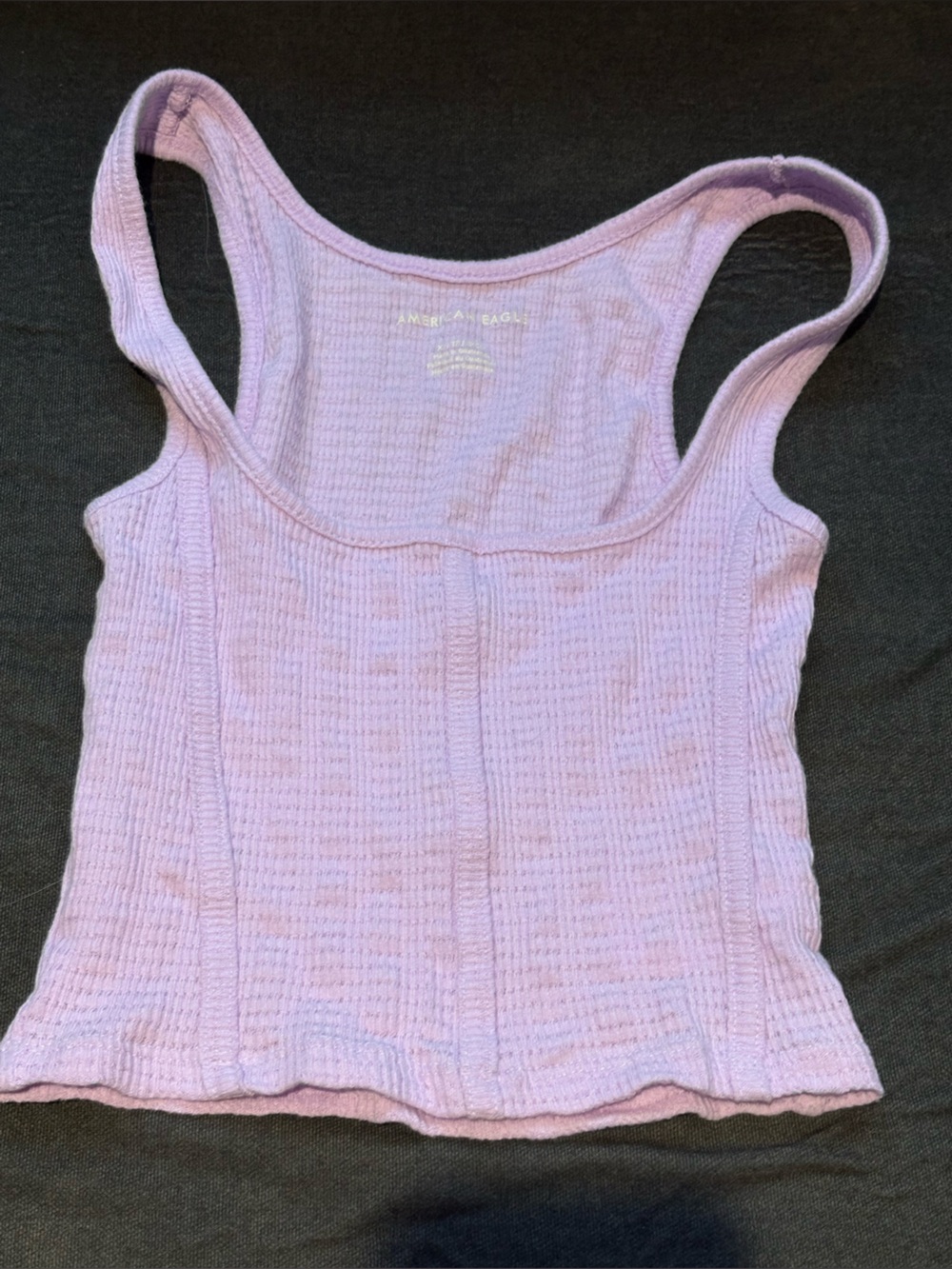 American Eagle Crop Tank in Light Pink-XS